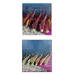 Ragot 14RG4421028 Rainbow Skin Fluoro Перо Rig Red Многоцветный Red 6 
