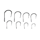 Купить Asari A4123NOS-2/0 Black Tuna Крюк Серебристый  Nickel Black (10 pcs) 2/0  7ft.ru в интернет магазине Семь Футов