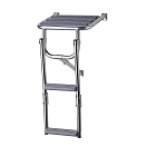 Купить Plastimo 29390 Лестница на платформе из нержавеющей стали Серебристый Grey 7ft.ru в интернет магазине Семь Футов
