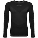 Hummel 202638-2001-XL/2X Базовый слой с длинным рукавом First Seamless Черный Black XL-XX