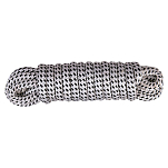 Talamex 01920599 PP 10 Mm 5 M Швартовная веревка Белая White / Black 10 mm 