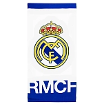 Cerdá 2200010606 полотенце Real Madrid Polyester Бесцветный Blue / White