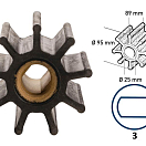 Рабочее колесо / неопрен / 9 лопастей / тип 3