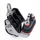 SPRENGER Block with Becket, Swivel and Cleat / 8 mm / ball bearing 21114-bvs