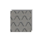 Лист палубного покрытия Treadmaster TU-008347 M-Original Diamond 1200x900х3мм из серого крупнозернистого каучука с ПВХ