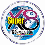 Duel 902759 Hardcore Super X8 Плетеный 300 m Многоцветный Multicolour 0.130 mm 