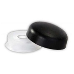 Jr products 342-20385 Крышка для винта Серебристый Black