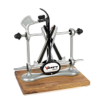 Станок для заточки ножей Warthog Sharpeners 580013 V-Sharp Classic II ELITE подставка 200x150мм 4 угла заточки 15°-20°-25°-30° стержни 325 грит корпус из серебристого окрашенного металла