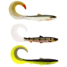 Купить Westin P080-644-007 BullTeez Curltail Мягкая приманка 80 mm 3g 3 единицы измерения Золотистый Tiger Perch 7ft.ru в интернет магазине Семь Футов