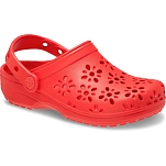 Crocs 210943-6zr-j6 Деревянные башмаки Classic Floral Cut Out Cherry Red 35x25x15 EU 38