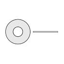 Купить Seachoice 50-01029 11/16´´ Нейлоновая плоская шайба 100 единицы Grey 1/4´´ 7ft.ru в интернет магазине Семь Футов