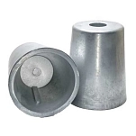 Plastimo p204346 цинковый корневой анод 35 mm Grey 12x12x10