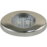 Scandvik 390-41460P Oval Синий любезный светодиодный свет Серебристый Silver 1 11/16´´ 
