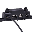 SEATEC Шинная шина с корпусом / 4x M10 / 3x M4 / черный