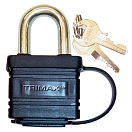 Купить Trimax locks 255-TPW1125 Waterproof Padlock Голубой  Golden One Size | Семь футов в интернет магазине Семь Футов