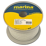 Marina performance ropes 0800.100/BL8 Multirope 100 m Двойная плетеная веревка Золотистый White 8 mm 