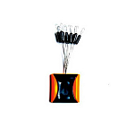 Blue fox 33BFSTRXL Вертлюги Черный  Rubber XL 