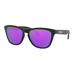 Oakley OO9013-H655 Frogskins Prizm Солнцезащитные Очки Matte Black Prizm Violet Iridium/CAT3