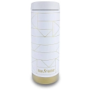 Купить Klean kanteen 1009771 Бутылка Tkwide 0.4L Geometric Белая Gold 7ft.ru в интернет магазине Семь Футов