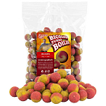 Benzar mix 98017115 Turbo Bicolor 250g Бойлы Криль и Скопекс Red / Yellow 16 mm