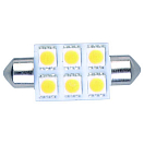 Купить Talamex 14340521 S-LED 6xSMD Festoon 37 mm Белая  Warm White 100 Lumens  7ft.ru в интернет магазине Семь Футов