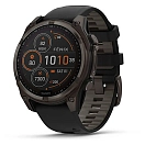 Купить Garmin 010-02906-11 Часы Fenix 8 47 mm Solar Sapphire  Black / Carbon Gray DLC Titanium 7ft.ru в интернет магазине Семь Футов