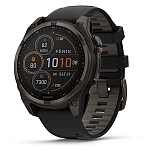 Garmin 010-02906-11 Часы Fenix 8 47 mm Solar Sapphire  Black / Carbon Gray DLC Titanium