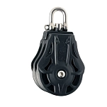 Wichard p18185 Двухскобовый поворотный блок 12 mm Black 14x8x8 55 mm