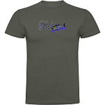 Kruskis CA65500338K045 Футболка с коротким рукавом Bluefin Tuna Зеленый Dark Army Green L