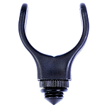 Carp spirit ACS370108 U Butt Slim Держатель Удочки Бесцветный Black