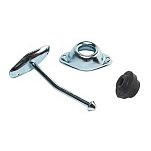 Rv designer 350-E257 Дверной упор Серебристый Grey 120.65 mm