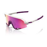 Спортивные очки 100% SLENDALE Matte Chalk - Purple Mirror Lens, 60057-00015