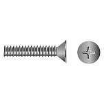 Seachoice 50-59634 Phillips Винт с плоской головкой M/S 6 Единицы Серебристый Silver 8-32 x 11/2´´ 