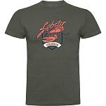 Kruskis CA65500238C067 Футболка с коротким рукавом Seafood Lobster Зеленый Dark Army Green M