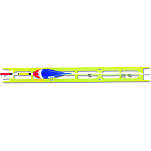 Zebco 5585002 Allround Ready 1g Буровая линия Голубой Yellow 16 