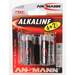 Ansmann 1512-0007 LR06 Promo Display Щелочные батареи типа АА 26 Серебристый Black / Red