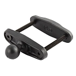 Ram mounts RAM-B-247U-25 Основание зажима для столба квадратное шириной 2.5´´ Black