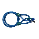 Talamex 42117355 Замок для троса с петлей 5 m Blue 20 mm