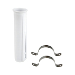 Держатель удилища Homer 009849 Ø46х230мм пластиковый белый с кронштейнами