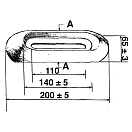 Купить Talamex 45800014 Zinc Анод Серый  Grey 200 x 65 mm  7ft.ru в интернет магазине Семь Футов