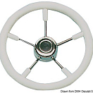 Soft polyurethane steering wheel white 320 mm, 45.133.32