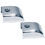 Taylor 32-5962 Bimini Slide Assembly Заглушки Серебристый