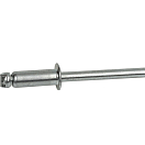 DIN 7337 Заклепки потайные из монеля с круглой головкой/с оправкой из оцинкованной стали / Длина: 18 мм