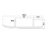 Конек лыжи снегохода BRP 100326T