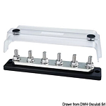 Heavy-Duty bus bar with cover, 14.309.29