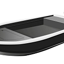 Моторная лодка, Триера 420 румпель, серый TR420H_grey