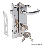 Lock left without plates and handles 150x15 mm, 38.134.84SX