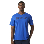 Helly hansen 48498_543-XL Футболка с коротким рукавом Lifa Tech Graphic Голубой Cobalt 2.0 XL