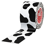 Rock tape 21611-5cmx5m кинезиологическая лента Standard 5 cmx5m Cow Black / White 10x10x10