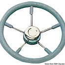 Soft polyurethane steering wheel grey 400 mm, 45.131.40